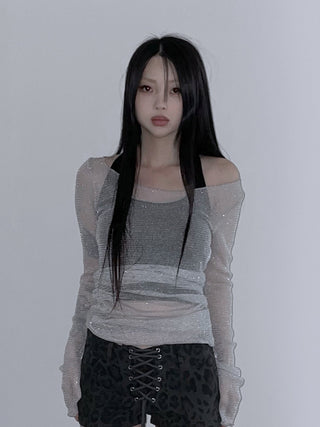 see-through long sleeve