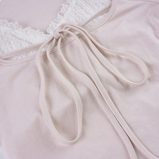 lace-off-shoulder top