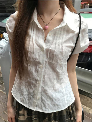 organ pleated Top