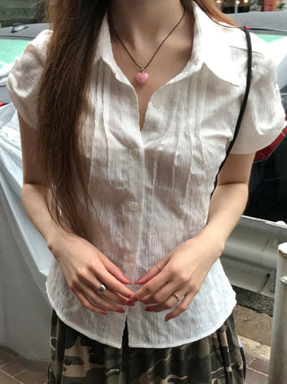 organ pleated Top