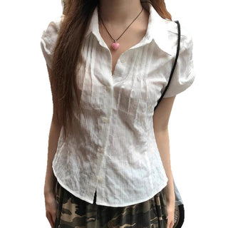 organ pleated Top