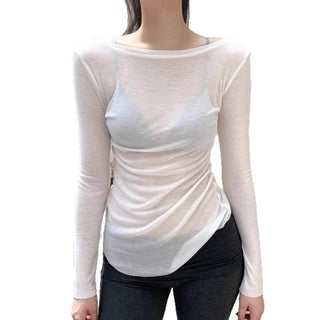 cold-shoulder blouse