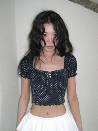 polka dot midriff