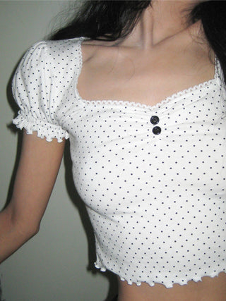 polka dot midriff
