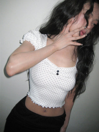 polka dot midriff