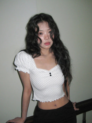 polka dot midriff