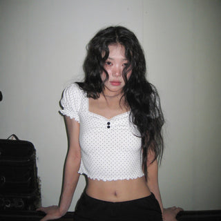 polka dot midriff