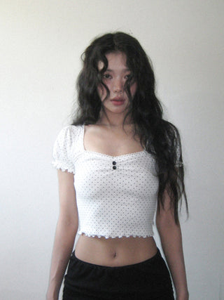 polka dot midriff