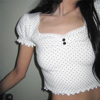 polka dot midriff
