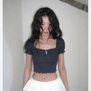 polka dot midriff
