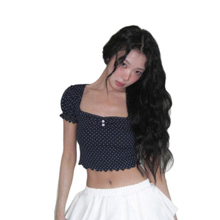 polka dot midriff