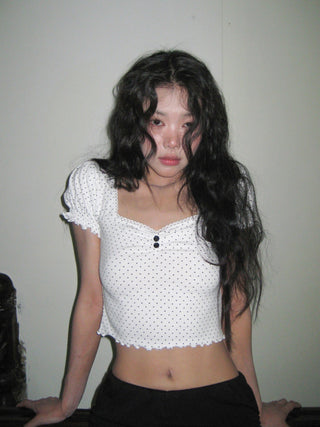 polka dot midriff