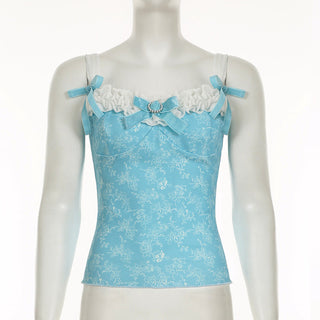 lace bow blouse