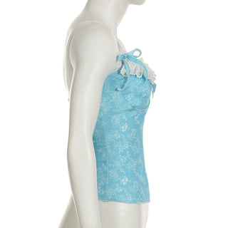 lace bow blouse