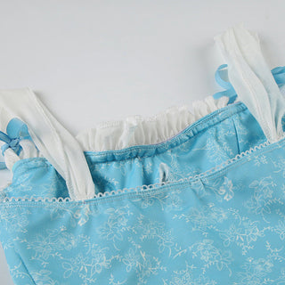 lace bow blouse