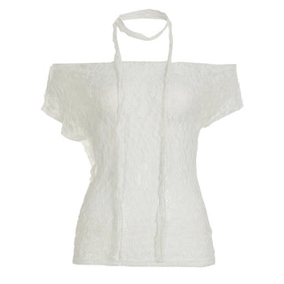 see-through lace top