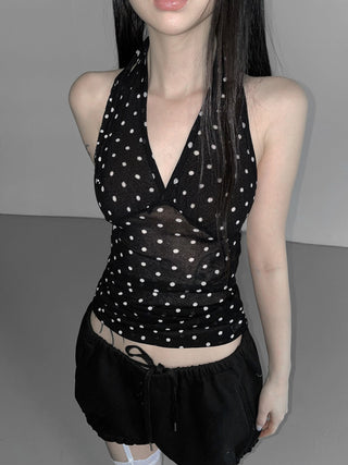 polka dot halter