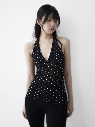 polka dot halter