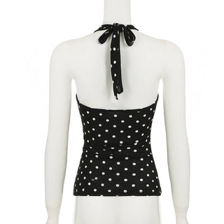 polka dot halter