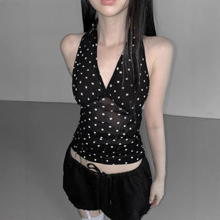 polka dot halter