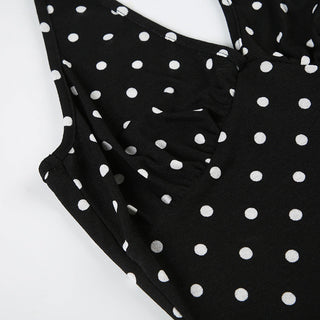 polka dot halter