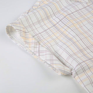 loose plaid Top
