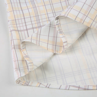 loose plaid Top