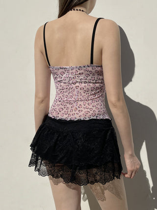 leopard camisole top
