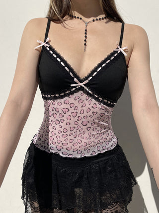 leopard camisole top