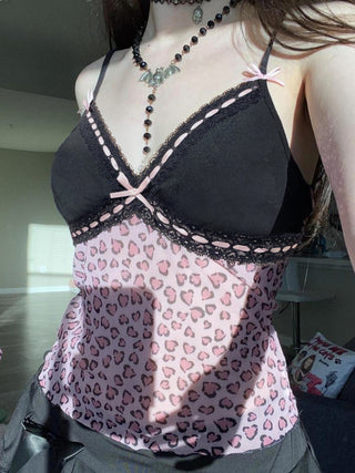 leopard camisole top