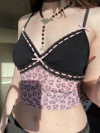 leopard camisole top