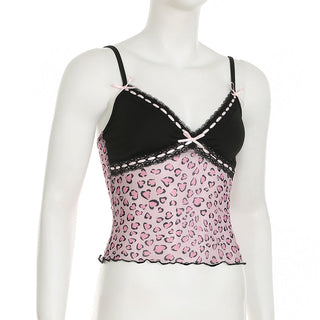 leopard camisole top