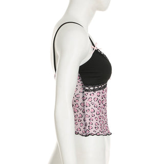 leopard camisole top