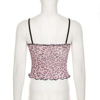 leopard camisole top