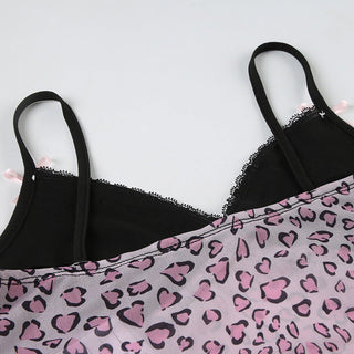 leopard camisole top
