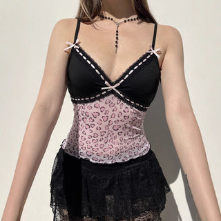 leopard camisole top