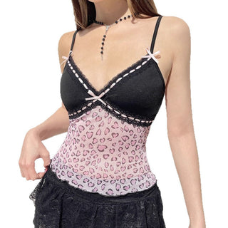 leopard camisole top