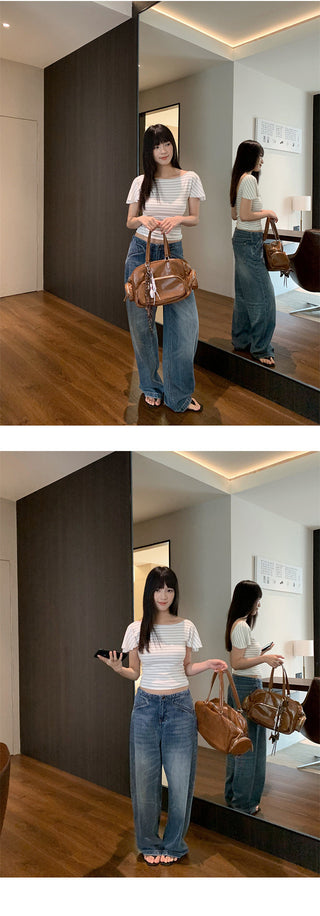 diagonal pocket jeans