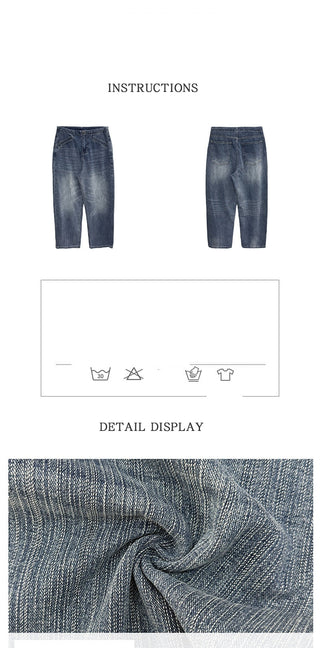 diagonal pocket jeans
