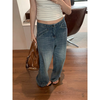 diagonal pocket jeans