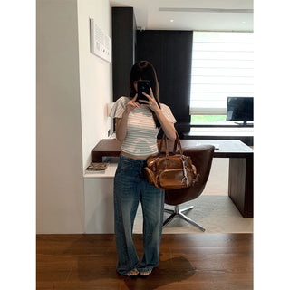 diagonal pocket jeans