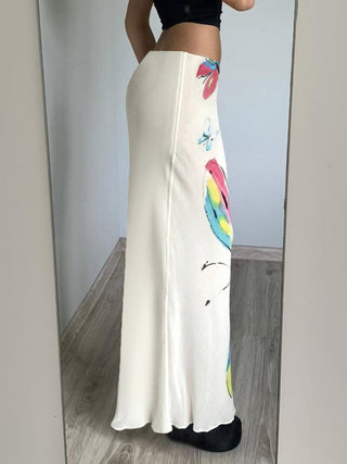 butterfly fishtail skirt