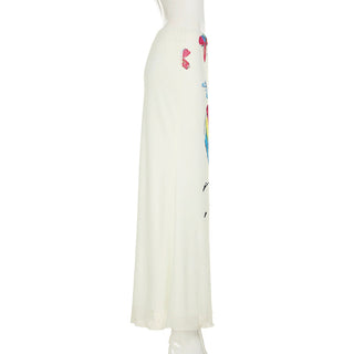 butterfly fishtail skirt