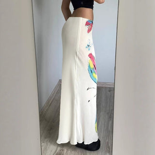 butterfly fishtail skirt