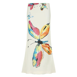 butterfly fishtail skirt