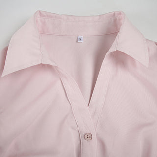 pleated polo top