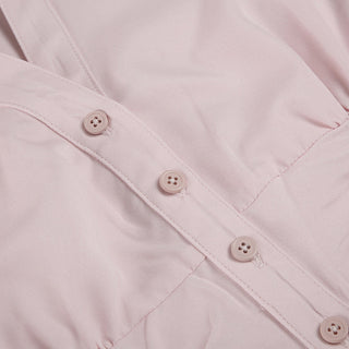 pleated polo top
