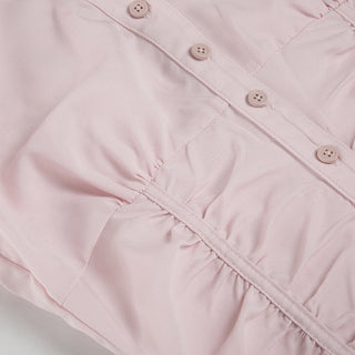 pleated polo top