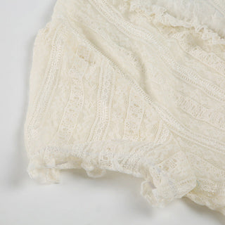 V-neck lace top