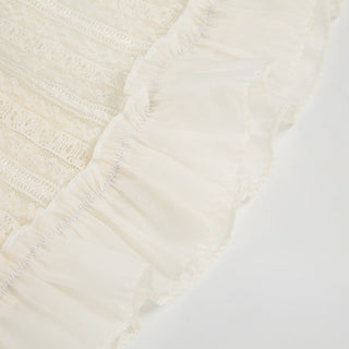 V-neck lace top